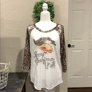 Boutique Christmas tee size XL